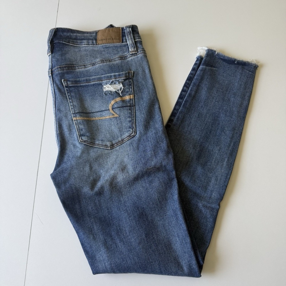 American Eagle‎ Outfitters AE Women's Skinny Jeans 26 Waist Distressed Stretch